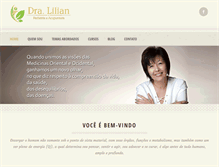 Tablet Screenshot of dralilian.com.br